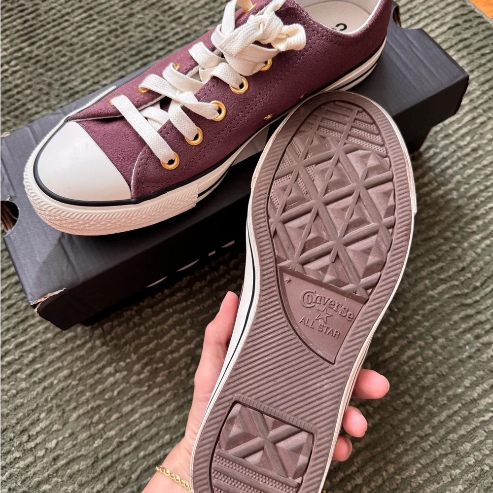 CONVERSE Purple Chuck Taylor All Star Suede sneakers - Picture 2 of 5